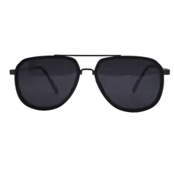 عینک آفتابی پلاریزه باس Boss مدل 18153 مشکی دسته نقره ای