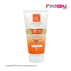 کرم ضد آفتاب رنگی مای (my) spf30 حاوی آلوئه ورا مناسب پوست نرمال و خشک