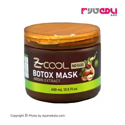 ماسک مو بوتاکس زد کول (zcool botox) حاوی روغن آرگان و عصاره خاویار 400 میل