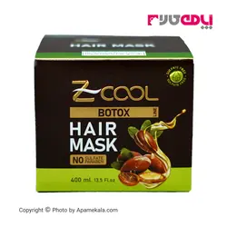 ماسک مو بوتاکس زد کول (zcool botox) حاوی روغن آرگان و عصاره خاویار 400 میل