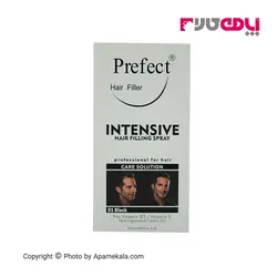 اسپری پرپشت کننده مو پرفکت هیر فیلر شماره 01 رنگ مشکی - حجم 120 میل