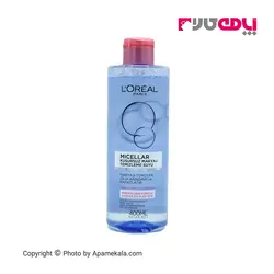 محلول پاک کننده آرایش لورآل مدل acqua p حجم 400 میل