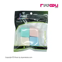 پد آرایشی لوزی کوچک جویل | بسته 4 عددی