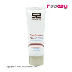 ضد آفتاب فلویید بی رنگ Spf50 مناسب انواع پوست حجم 50میل ساین اسکین | Synskin