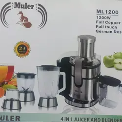 آبمیوه گیر 4 کاره مولر مدل ML-1200