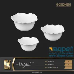 سالاد خوری سایز بزرگ گلدکیش مدل الگانت Elegant GK504275 | فروشگاه رک پارت