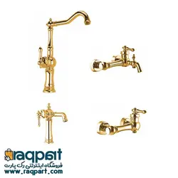 ست شیراآلات رستاک مدل کیوتن طلایی | فروشگاه رک پارت