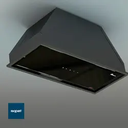 هود مخفی بیمکث مدل B2068U مشکی 80 سانتیمتر | فروشگاه اینترنتی لوازم خانه و آشپزخانه رک پارت