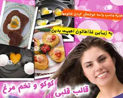 قالب کوکو کتلت و تخم مرغ