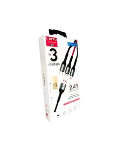 کابل شارژ سه سر لیتو LD-49