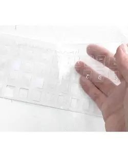 برچسب صفحه کلید حروف فارسی بی رنگ