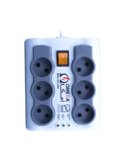 محافظ و چند راهی برق امگا P6000 طول 5 متر