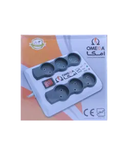 محافظ و چند راهی برق امگا P6000 طول 5 متر