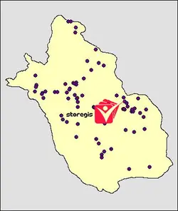 دانلود شیپ فایل معادن استان فارس (نقطه ای)