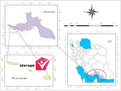 دانلود نقشه موقعیت شهرستان بندر لنگه