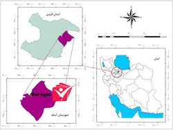 دانلود نقشه موقعیت شهرستان آبیک