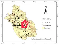 دانلود نقشه همدما استان فارس