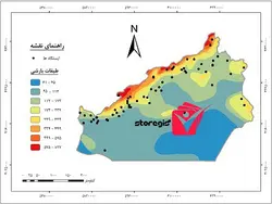 دانلود نقشه طبقات بارشی استان سمنان