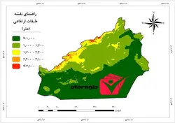 دانلود نقشه طبقات ارتفاعی استان سمنان