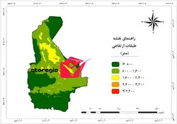دانلود نقشه طبقات ارتفاعی استان سیستان و بلوچستان