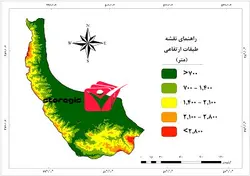 دانلود نقشه طبقات ارتفاعی استان گیلان