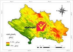 دانلود نقشه ارتفاع استان لرستان خروجی gis با کیفیت بالا