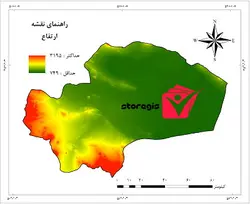 دانلود نقشه ارتفاع استان قم خروجی جی آی اس با کیفیت بالا