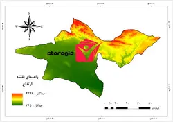 دانلود نقشه ارتفاع استان تهران خروجی GIS با کیفیت بالا