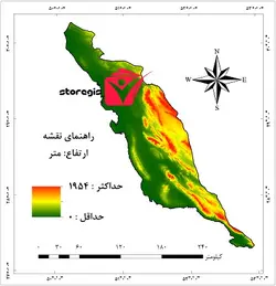 دانلود نقشه ارتفاع استان بوشهر خروجی جی آی اس با کیفیت بالا