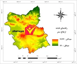 دانلود نقشه ارتفاع استان آذربایجان شرقی خروجی GIS با کیفیت بالا