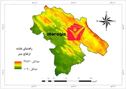 دانلود نقشه ارتفاع کهگیلویه و بویراحمد خروجی GIS با کیفیت بالا