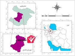 دانلود نقشه موقعیت شهرستان تاکستان
