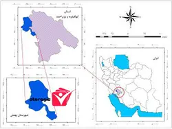 دانلود نقشه موقعیت شهرستان بهمئی