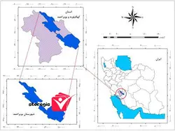 دانلود نقشه موقعیت شهرستان بویراحمد