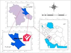 دانلود نقشه موقعیت شهرستان دنا