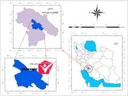 دانلود نقشه موقعیت شهرستان چرام