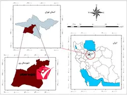 دانلود نقشه موقعیت شهرستان ری