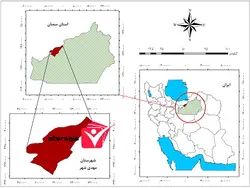 دانلود نقشه موقعیت شهرستان مهدی شهر