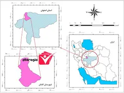 دانلود نقشه موقعیت شهرستان کاشان
