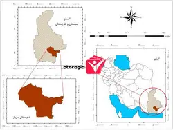 دانلود نقشه موقعیت شهرستان سرباز