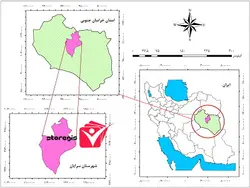 دانلود فایل موقعیت شهرستان سرایان