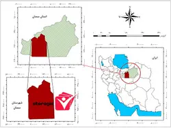 دانلود نقشه موقعیت شهرستان سمنان