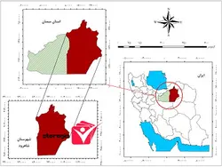 دانلود نقشه موقعیت شهرستان شاهرود