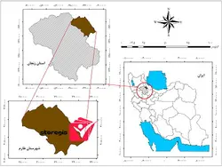 دانلود نقشه موقعیت شهرستان طارم