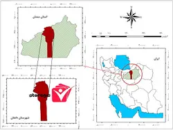 دانلود نقشه موقعیت شهرستان دامغان