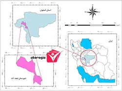 دانلود نقشه موقعیت شهرستان نجف آباد