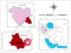 دانلود نقشه موقعیت شهرستان قروه