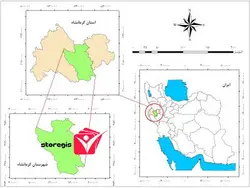 دانلود نقشه موقعیت شهرستان کرمانشاه