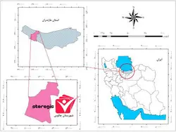 دانلود فایل موقعیت شهرستان چالوس
