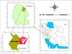 دانلود فایل موقعیت شهرستان اندیکا